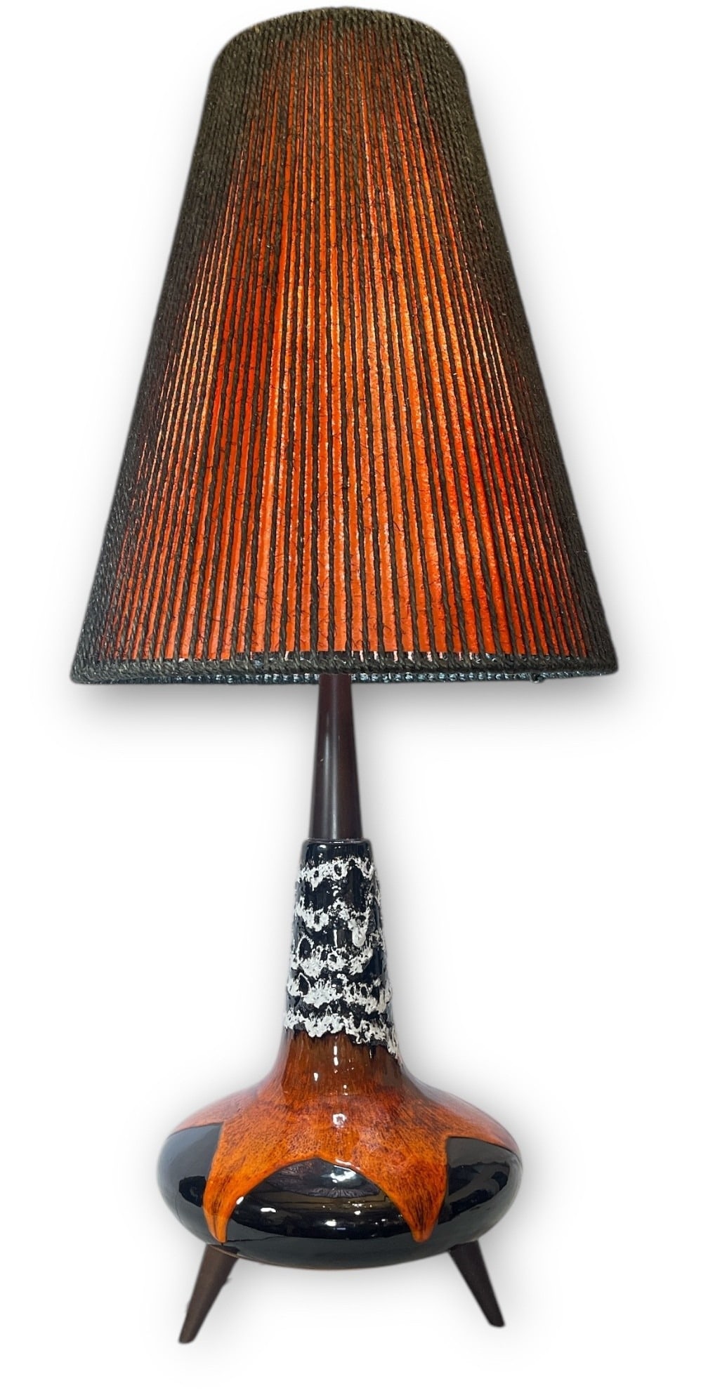 Monumental MAURICE CHALVIGNAC Fat Lava Table Lamp (1 of 6)