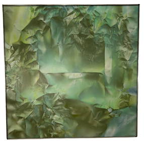 Mid Century ROBERT APPEL Psychedelic Oil on Canvas, 1977 (1 of 5)