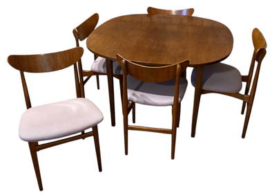 A Mid Century Dining Table Set (1 of 7)