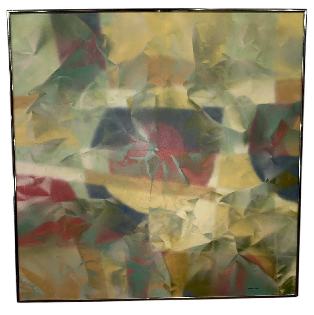 Mid Century ROBERT APPEL Psychedelic Oil on Canvas (1 of 7)