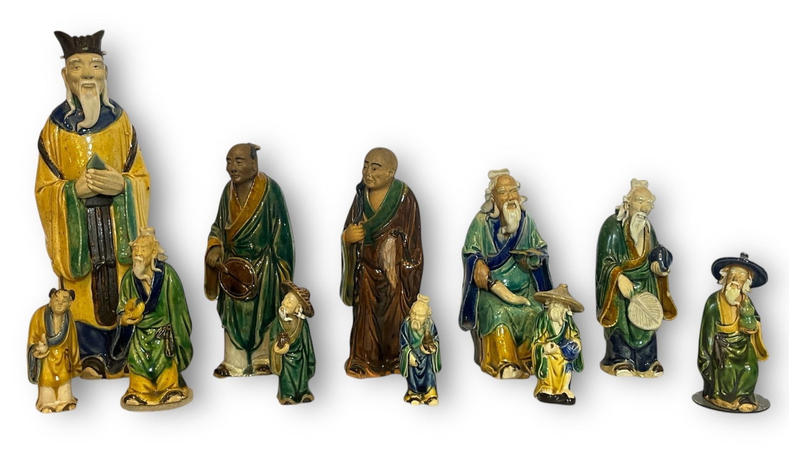 A Collection of Chinese Mudmen Figurines (1 of 1)