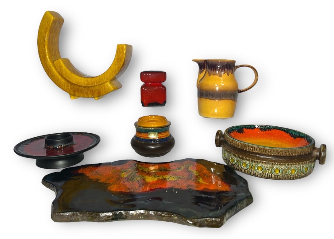 A Collection of Mid Century German, Italian Ceramics (1 of 12)