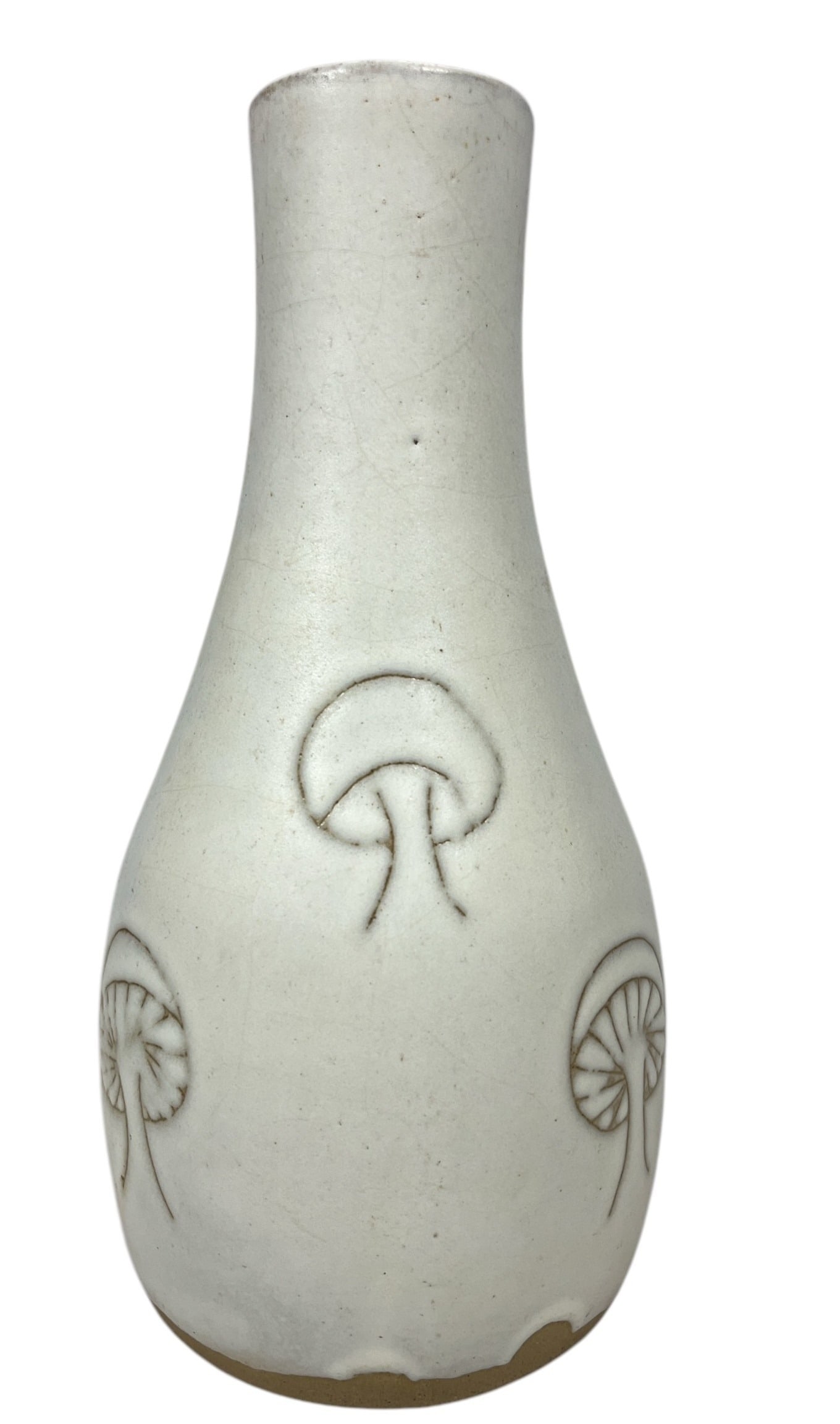 A MARTZ For MARSHALL STUDIOS Mushroom Pottery Vase: Measures 1" H x 4.5" DIA.