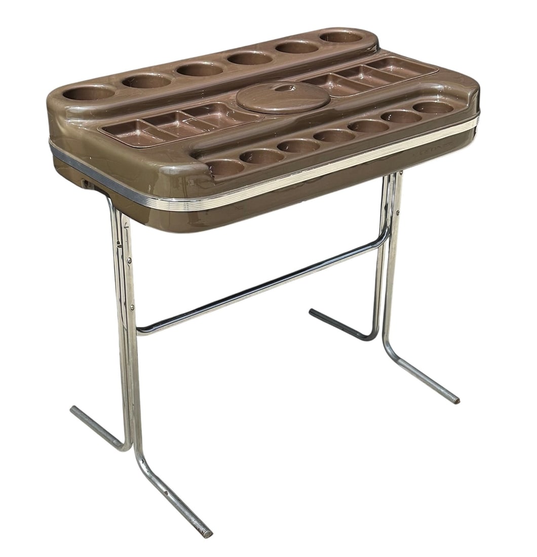 VITTORIO PARIGI For MOLTEN Italian "ORYK" Floating Bar: 31" H to the back, 29" H to the front x 33" W x 19" D.