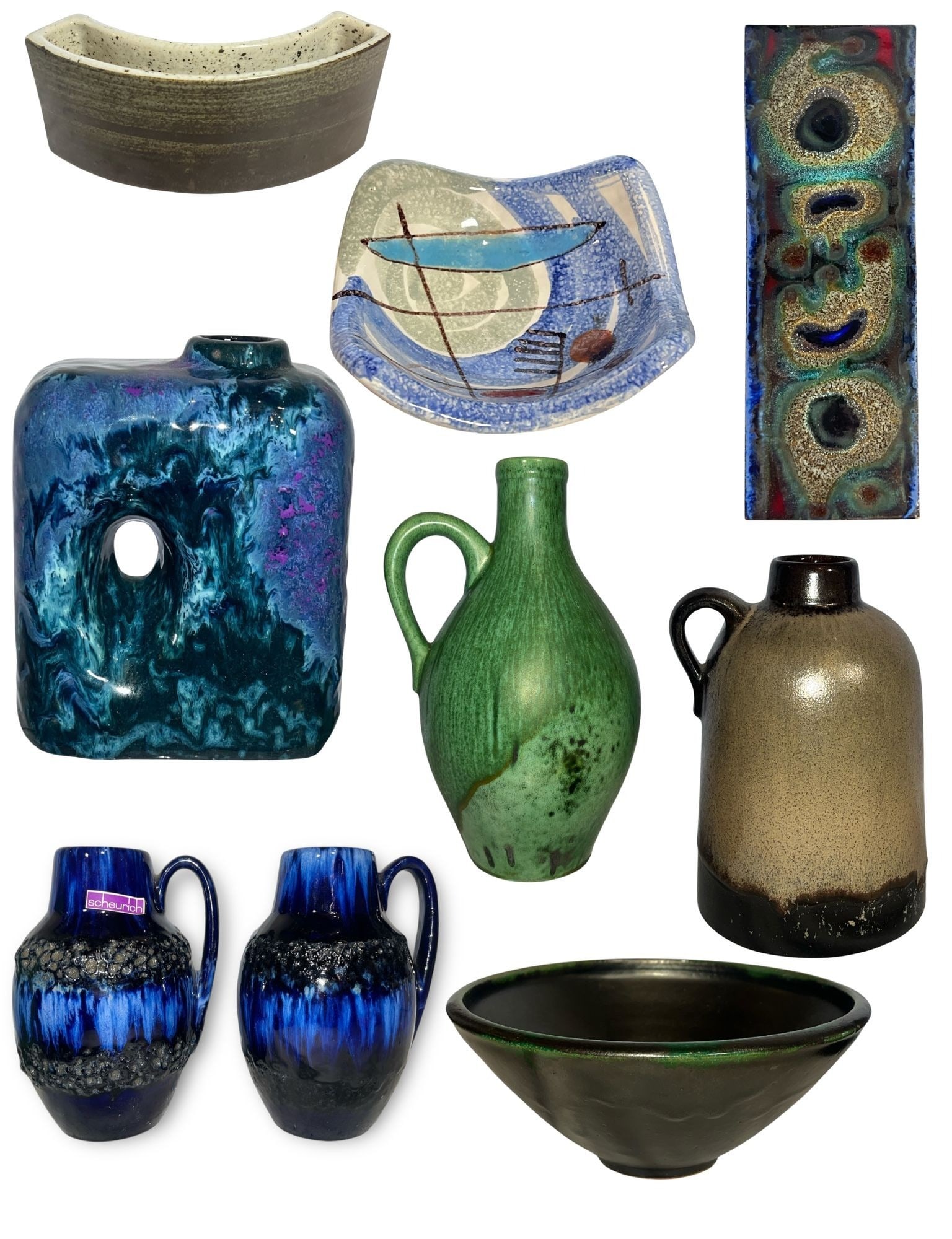 A Collection of Mid Century Italian and German Ceramics, BAGNI (1 of 10)