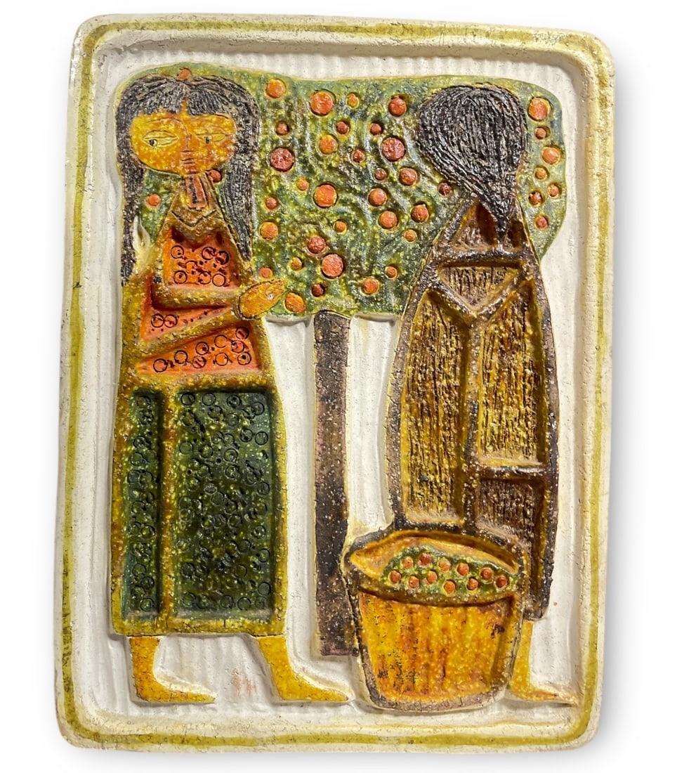 A MARCELLO FANTONI Italian Wall Plaque (1 of 3)