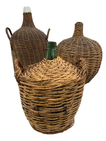 French Demijohn, Set of 3