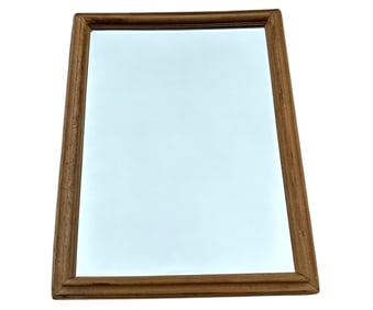 A Wall Sized European Pine Mirror