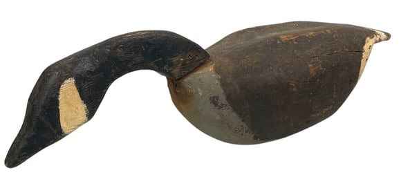 A Vintage Wood Goose Decoy