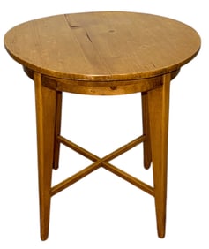 Small European Pine Accent Table