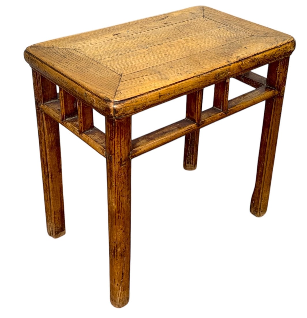 A Chinese Huanghuali Style Square Accent Table (1 of 3)