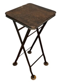 A French Folding Champagne Tray Table