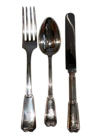 Collection 50+ Italian Silverplate Flatware and Servingware