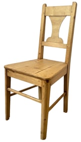 A French Pine Desk Chair