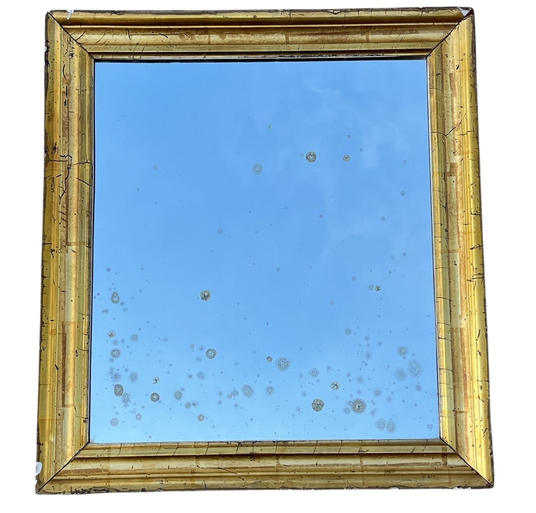 An Early French Gold Gilt Wall Mirror (1 of 3)