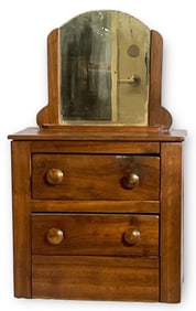 A Victorian Style Salesman Sample Dresser