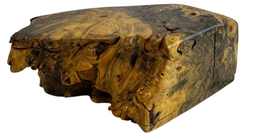 RICHARD ROTHBARD Burlwood Abstract Puzzle Box