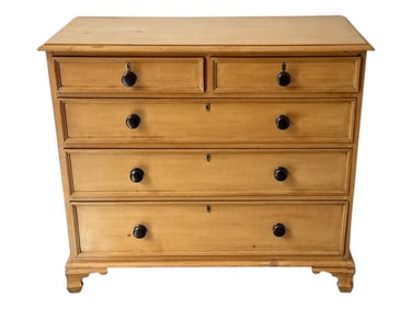 European Pine 5 Drawer Dresser