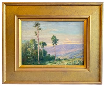20th C Oil Painting Landscape, Signed