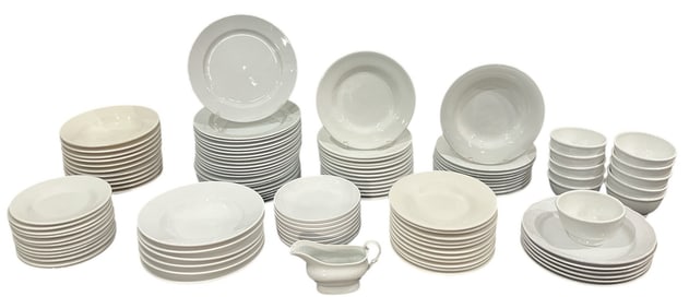 Collection Contemporary White Dinnerware, CRATE & BARREL, POTTERY BARN