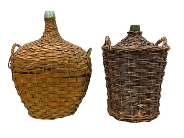 French Demijohn, Set of 2