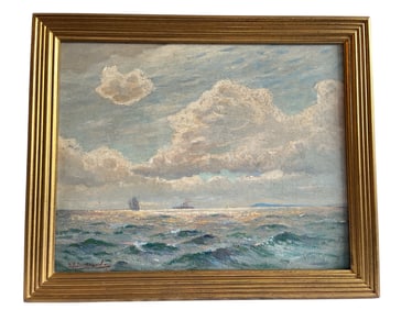 GEORGE FAGAN BRADSHAW Double Sided Oil Painting