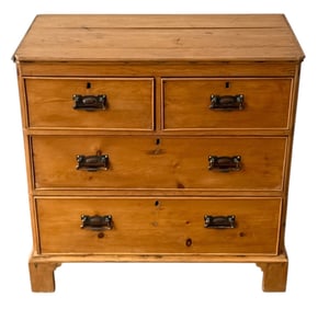 A European Pine Chest of Drawers