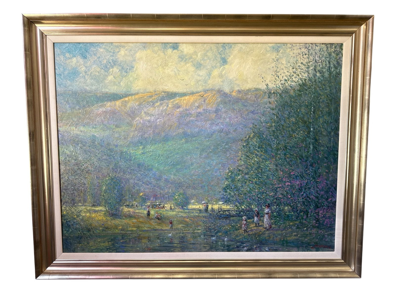 TOM PERKINSON "Summer Outing" Oil on Canvas (1 of 5)