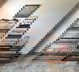 A Collection of Early Primitive Birdhouses