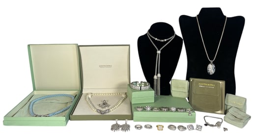 A Large Collection of JUDITH RIPKA Jewelry, Some Sterling Silver