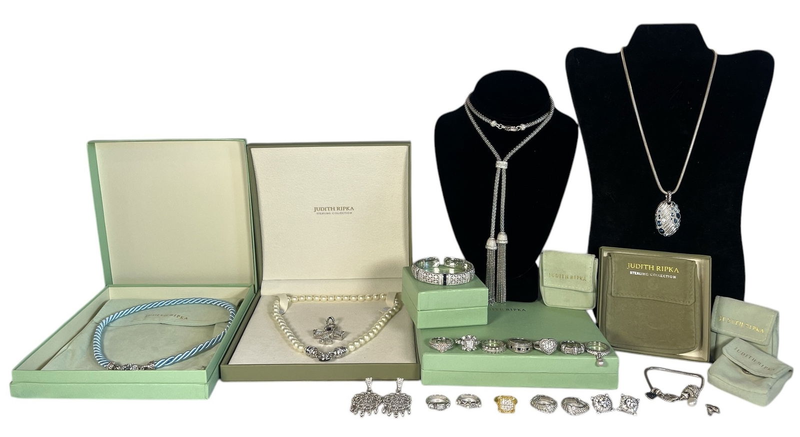 A Large Collection of JUDITH RIPKA Jewelry, Some Sterling Silver (1 of 9)