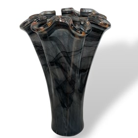 A Large MURANO Art Glass Handkerchief Vase