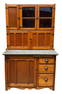 Antique Oak Hoosier Kitchen Cabinet