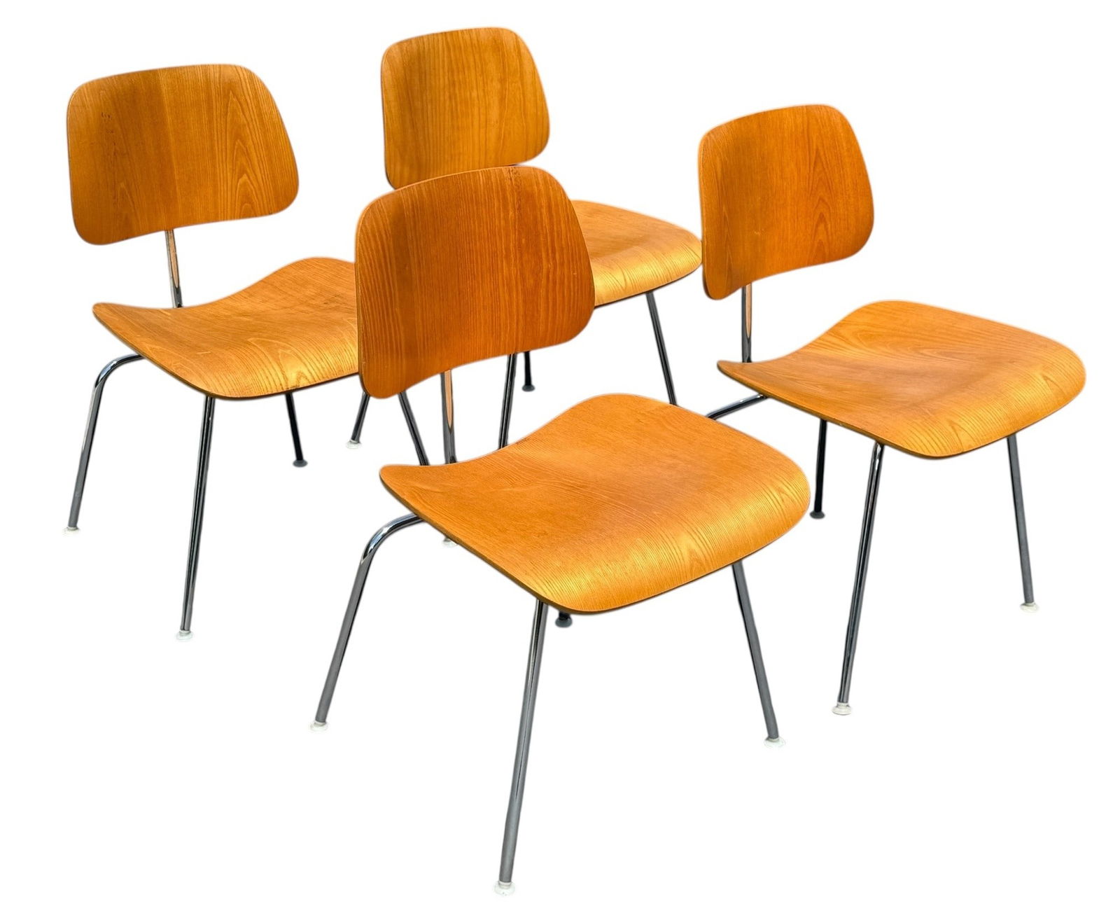 CHARLES & RAY EAMES DCM Chairs, HERMAN MILLER, Set of 4 (1 of 6)