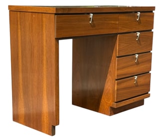 Mid Century Walnut Desk by JOHNSON CARPER