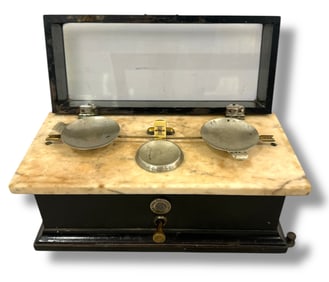 Antique HENRY TROEMNER Apothecary Balance Scale