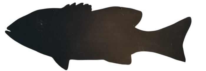 A Large 5' Folk Art Fish