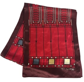 A FRANK LLOYD WRIGHT Silk Scarf