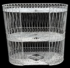 Mid Century RUSSELL WOODARD Spun Fiberglass 3-Tier Shelf
