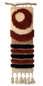 Vintage Mid Century RYA Style Latch Hook Rug