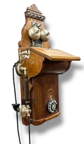 Antique L.M. ERICSSON & CO. Hand Crank Rotary Wall Phone
