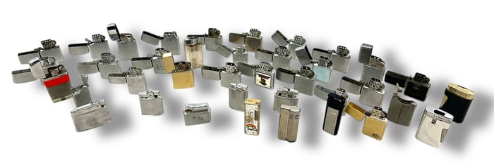 Vintage Collection of Lighters All Circa. Mid 20th Century