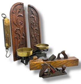 Collection of Antique Scales & Tools