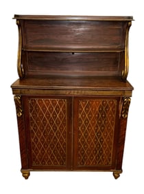 A Painted Grain Pine Server