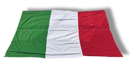 A Large Vintage Italian Flag