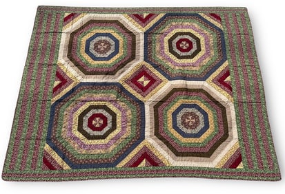A Vintage Handsewn Cottage Quilt
