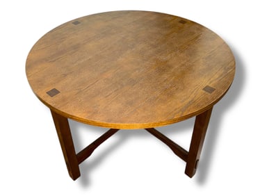 Contemporary Mission Oak Style Table