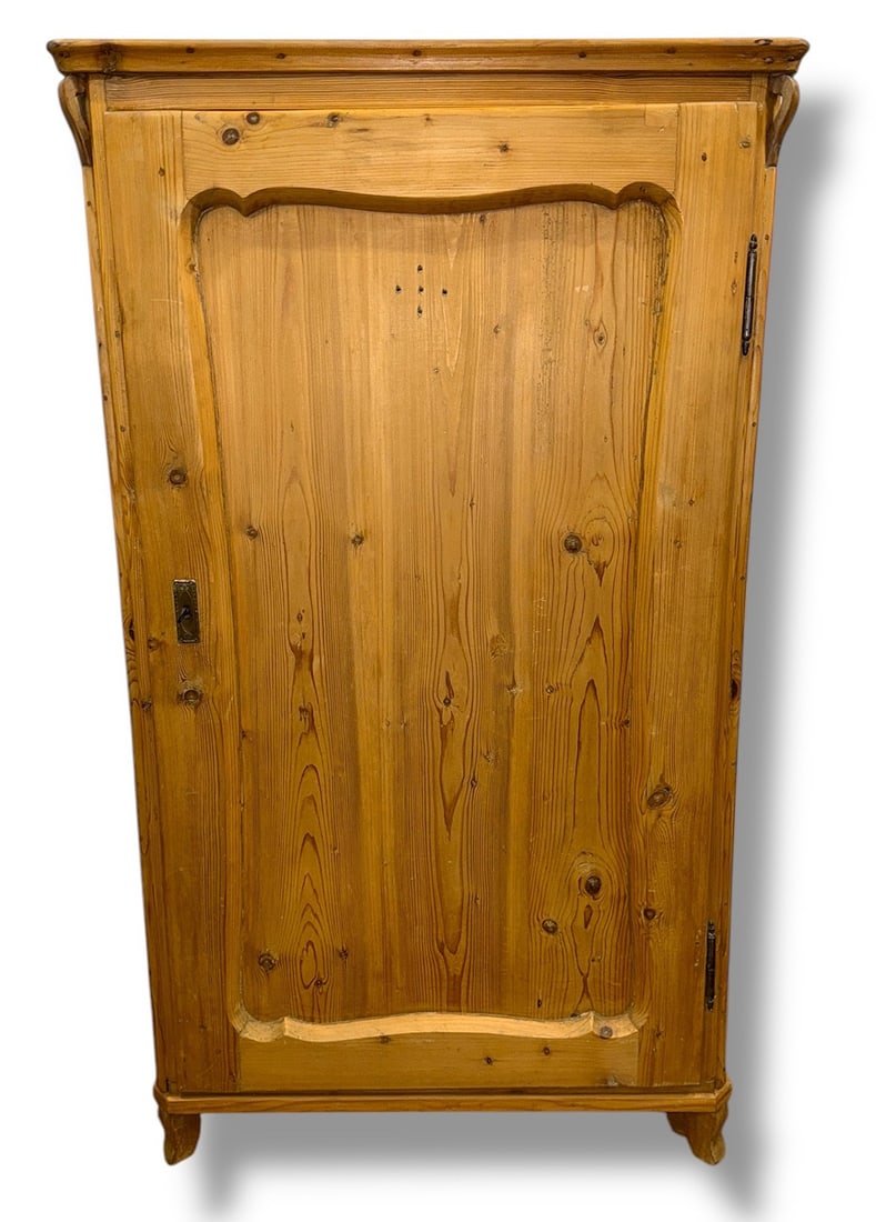 Antique Pine Armoire (1 of 6)