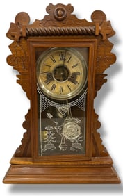 Antique WATERBURY Gingerbread Mantel Clock