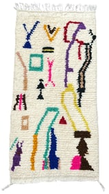 Modernist Abstract Moroccan Rug